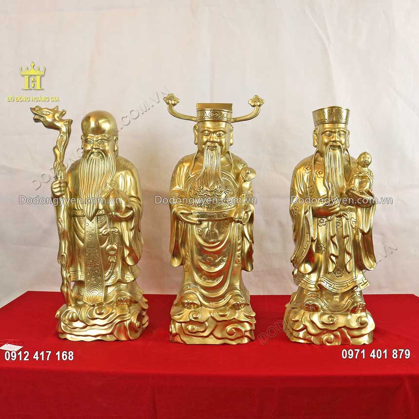 Bộ tượng tam đa ph&uacute;c lộc thọ l&agrave; biểu tượng cho sự trọn vẹn về sức khỏe, tiền t&agrave;i, hạnh ph&uacute;c